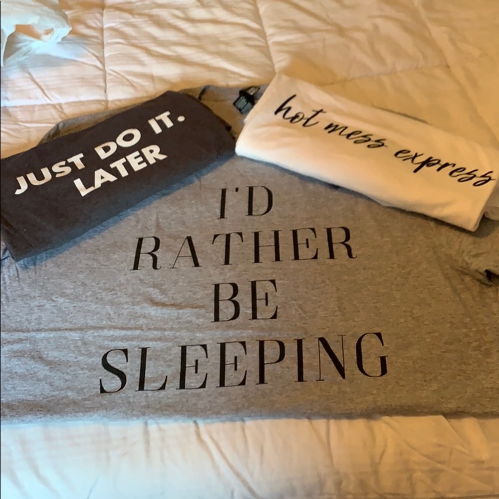3 new funny graphic t-shirts